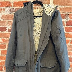 Urban Outfitters Green Long Jacket
